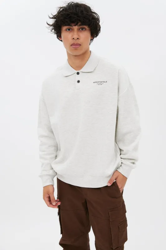 Aéropostale Essential Fleece Polo Sweatshirt sold by Bluenotes