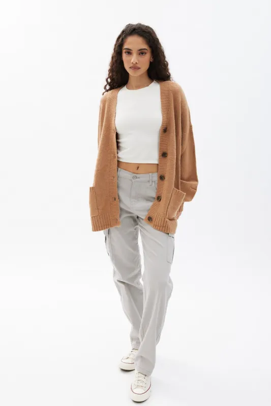 Oversized Button-Up Cardigan made by Bluenotes
