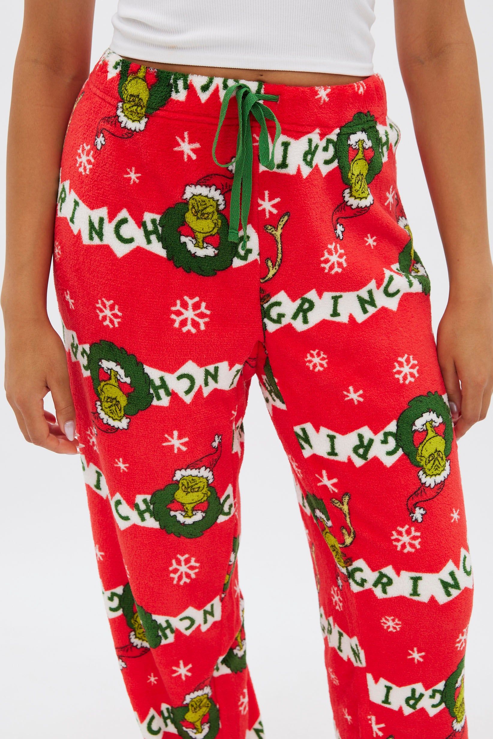 The Grinch Printed Plush Pajama Pant sold by Bluenotes product image thumbnail 3