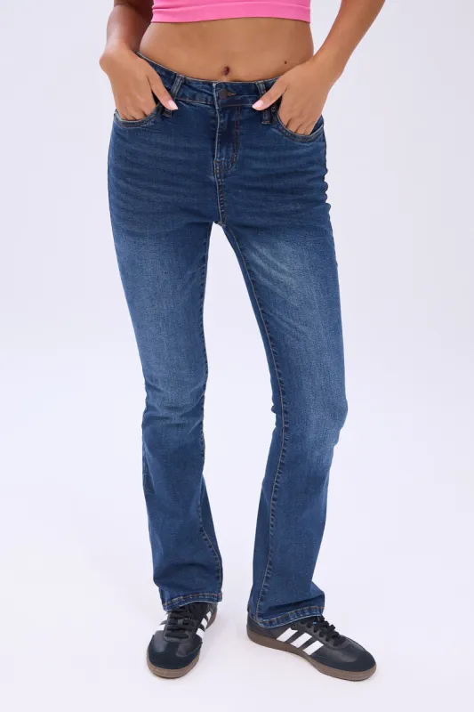 Mid Rise Bootcut Jeans sold by Bluenotes