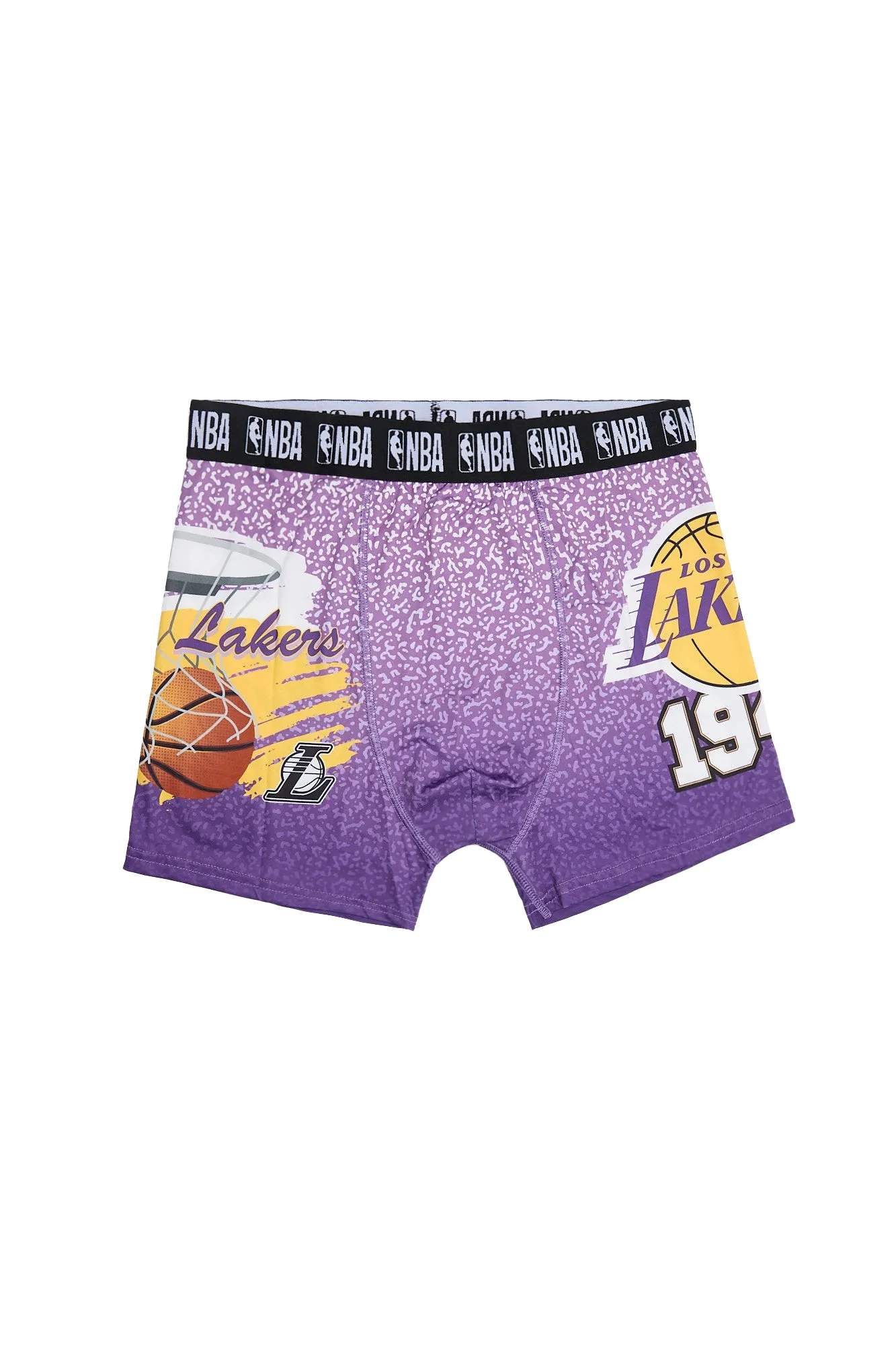Los Angeles Lakers Paint Splatter Printed Boxer Briefs sold by Bluenotes