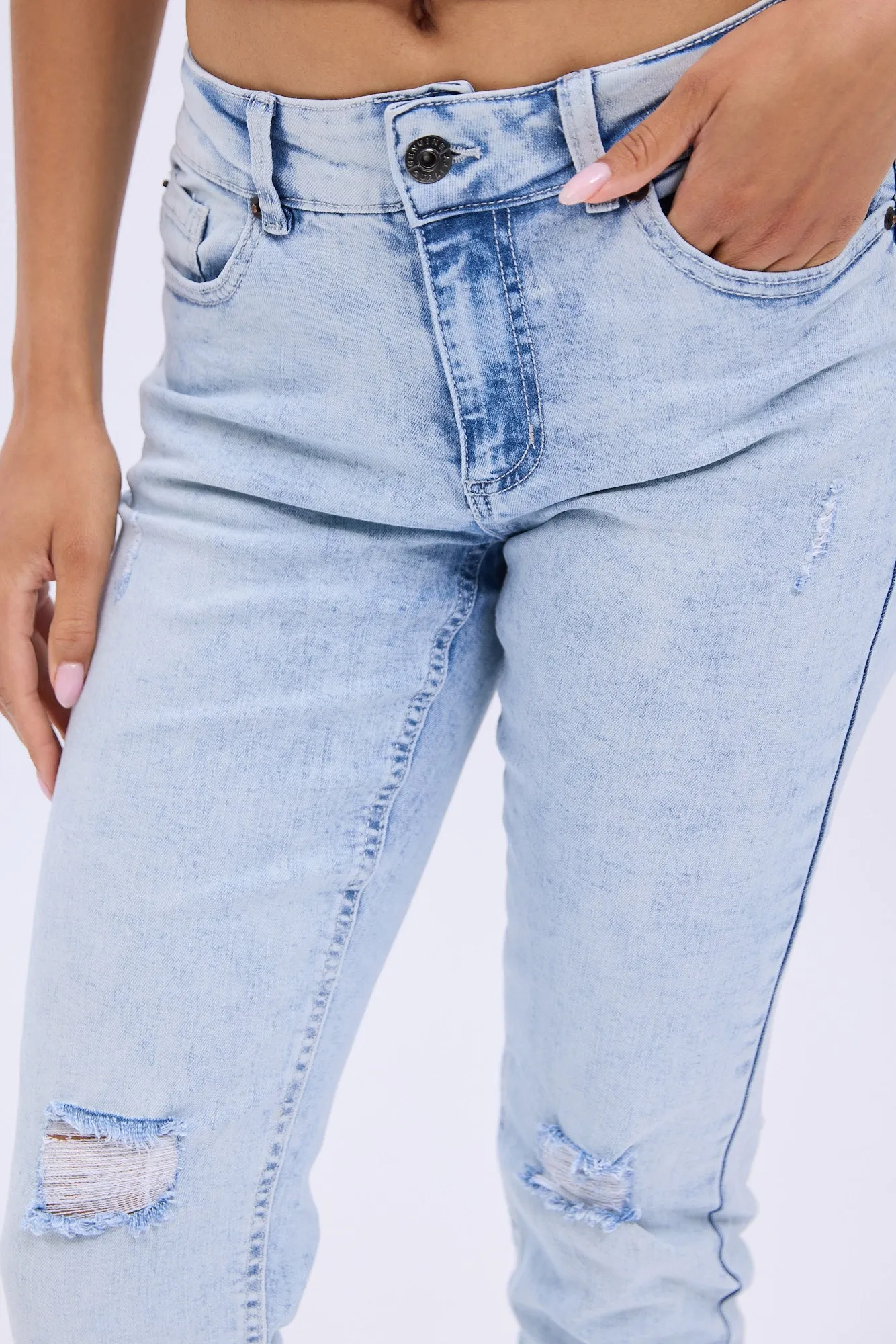 Mid Rise Skinny Jean sold by Bluenotes product image thumbnail 3