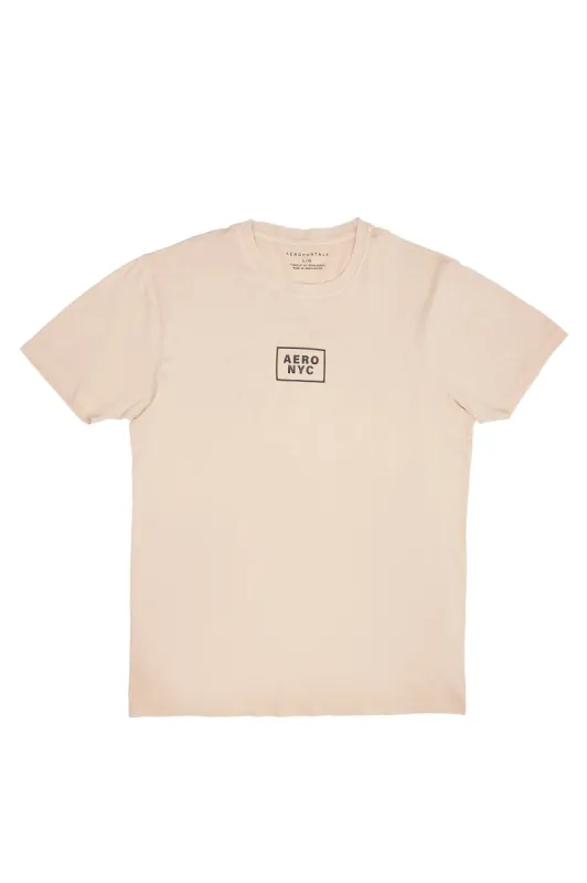 AERO 1987 Box Graphic Acid Wash Tee sold by Bluenotes