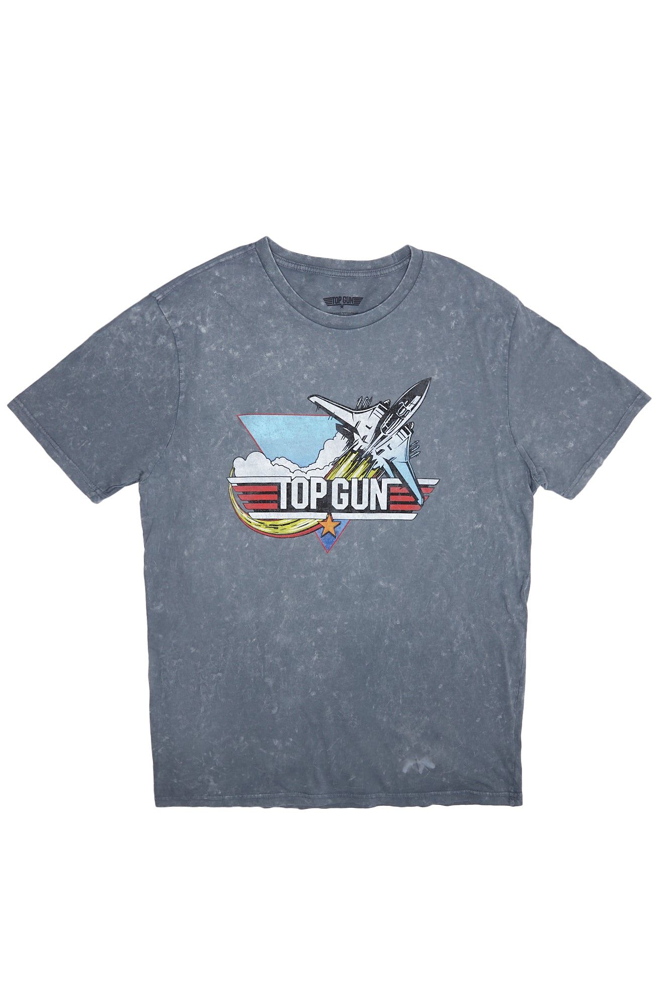 Top Gun Graphic Acid Wash Tee sold by Bluenotes