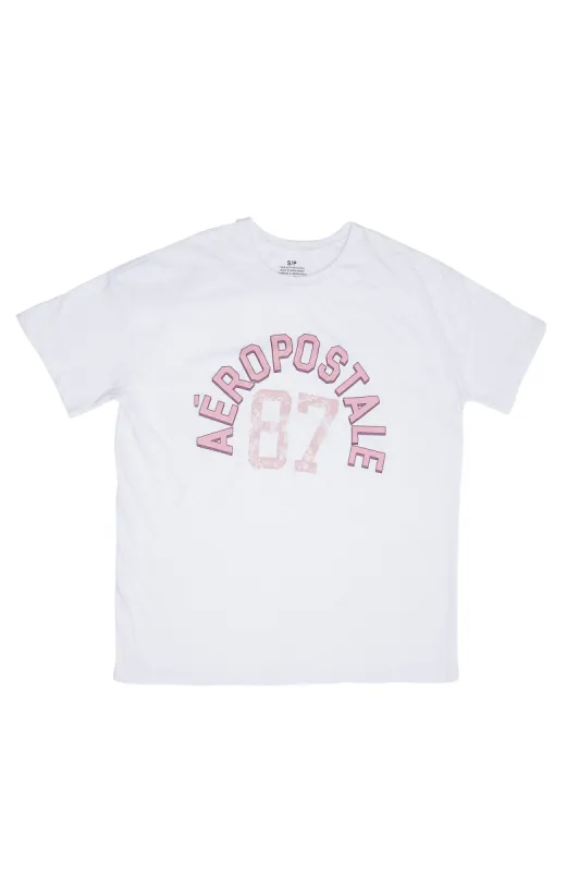 Aéropostale 87 Graphic Boyfriend Tee sold by Bluenotes