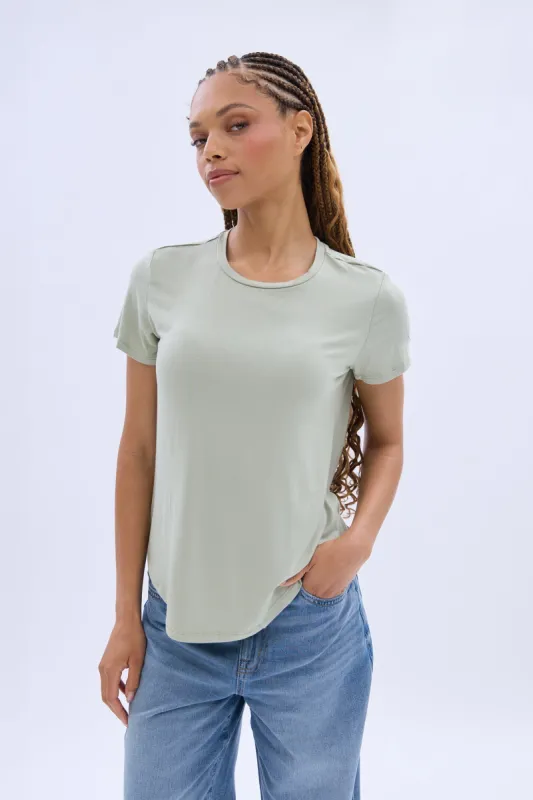 Short Sleeve Crew Neck Tee sold by Bluenotes