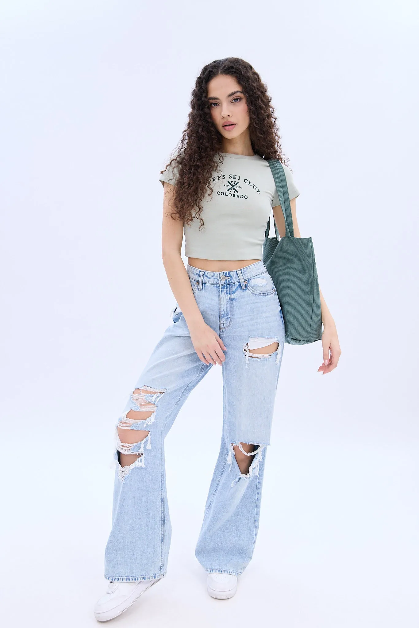 Super High Rise Wide Leg Jean sold by Bluenotes product image thumbnail 3