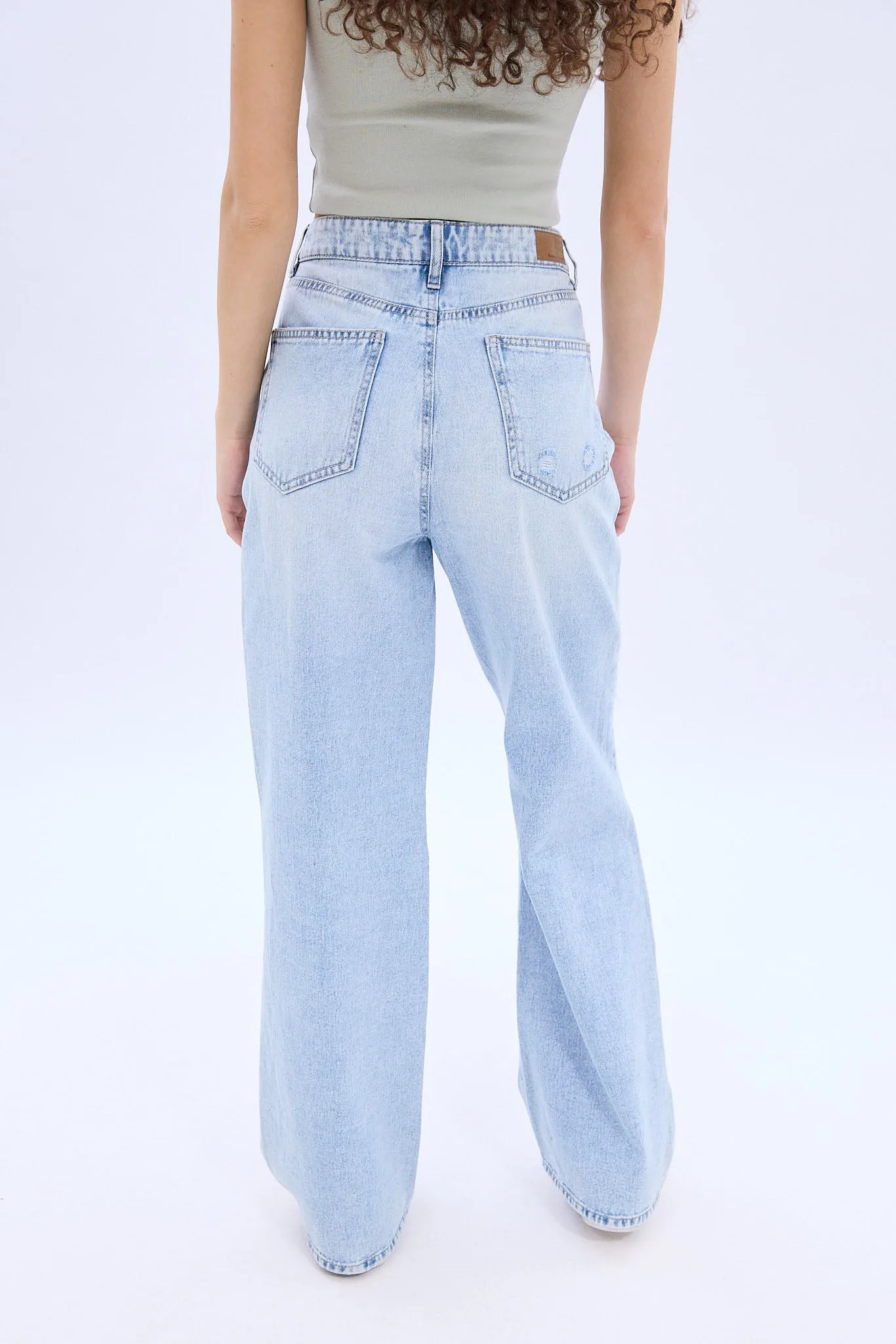 Super High Rise Wide Leg Jean sold by Bluenotes product image thumbnail 2