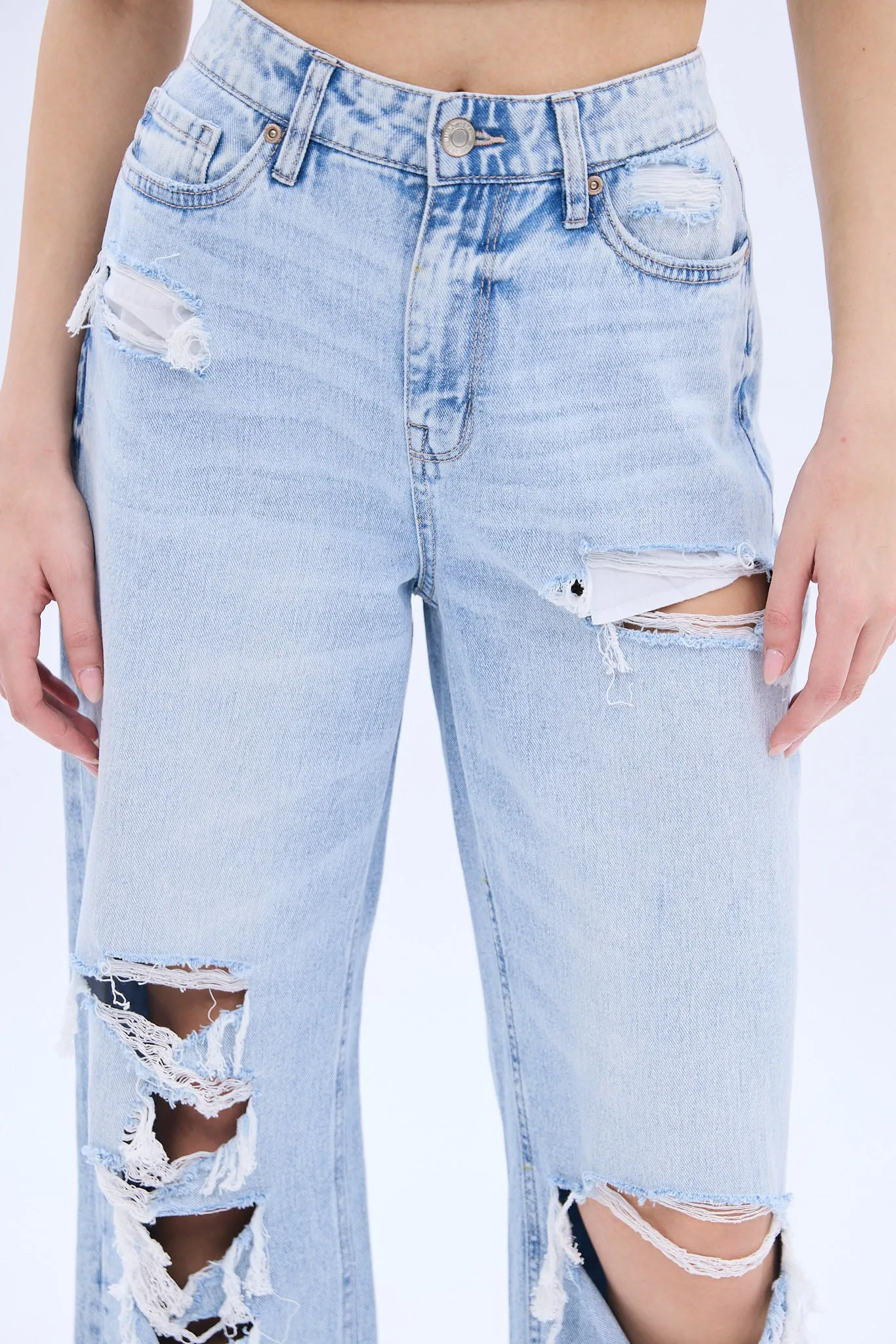 Super High Rise Wide Leg Jean sold by Bluenotes product image thumbnail 4