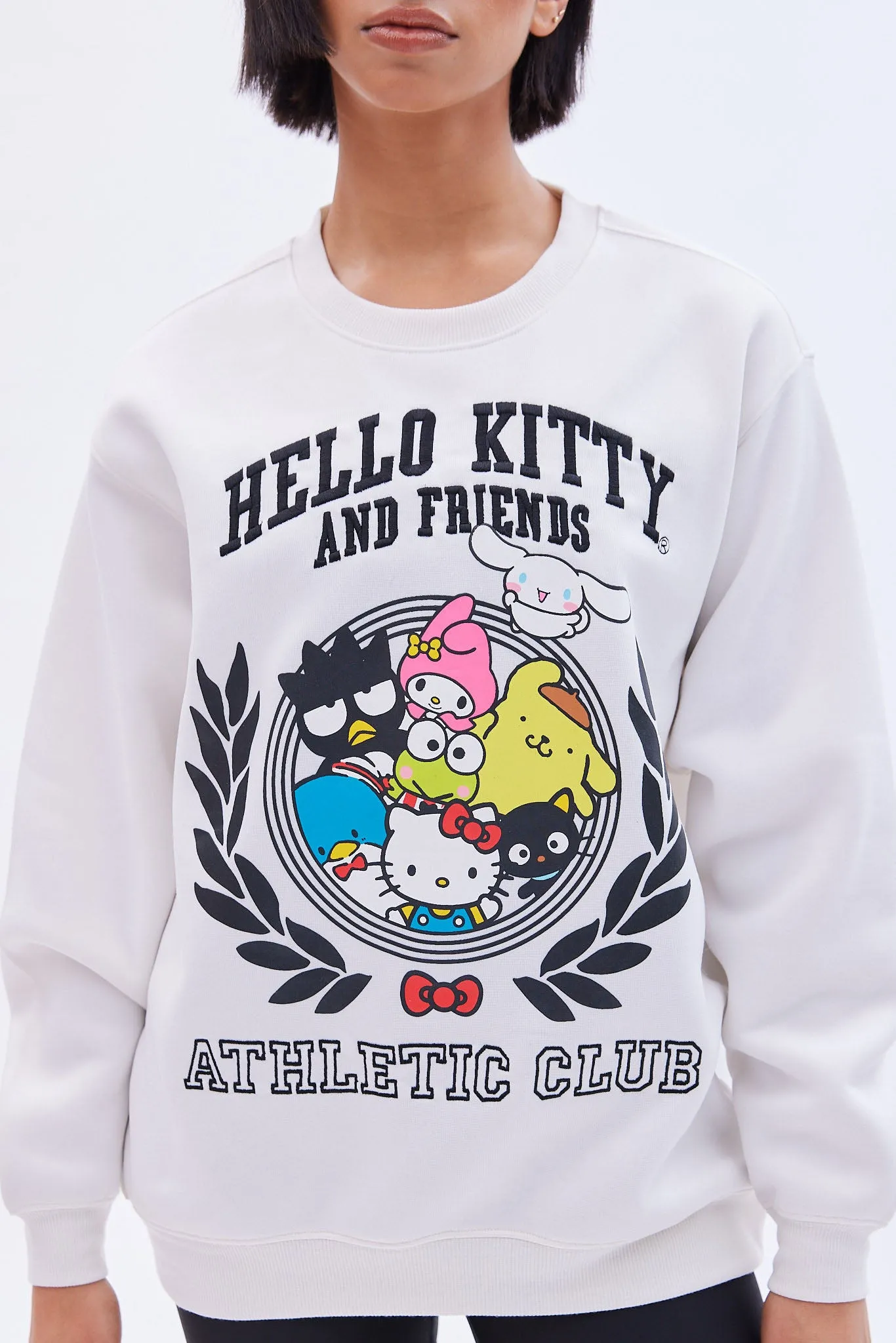 Hello Kitty And Friends Athletic Club Graphic Crew Neck Oversized Sweatshirt sold by Bluenotes product image thumbnail 3