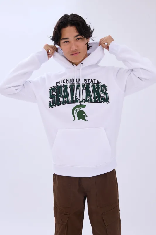 Michigan Spartans Chenille Graphic Hoodie sold by Bluenotes