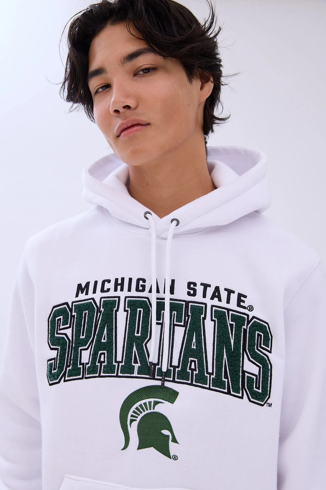 Michigan Spartans Chenille Graphic Hoodie sold by Bluenotes product image thumbnail 2