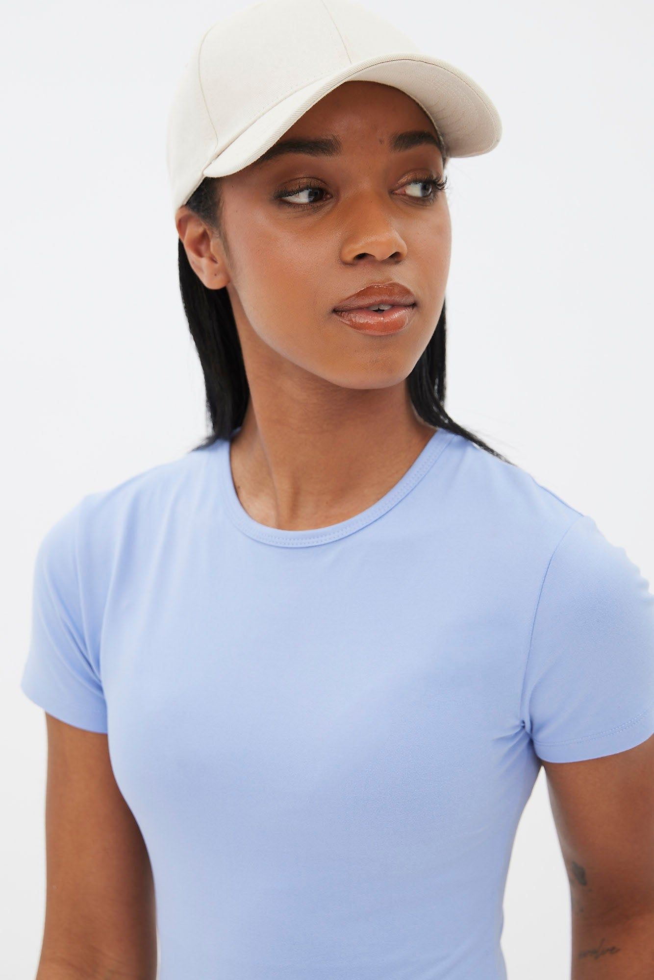 Short Sleeve Crew Neck Bodysuit sold by Bluenotes product image thumbnail 23