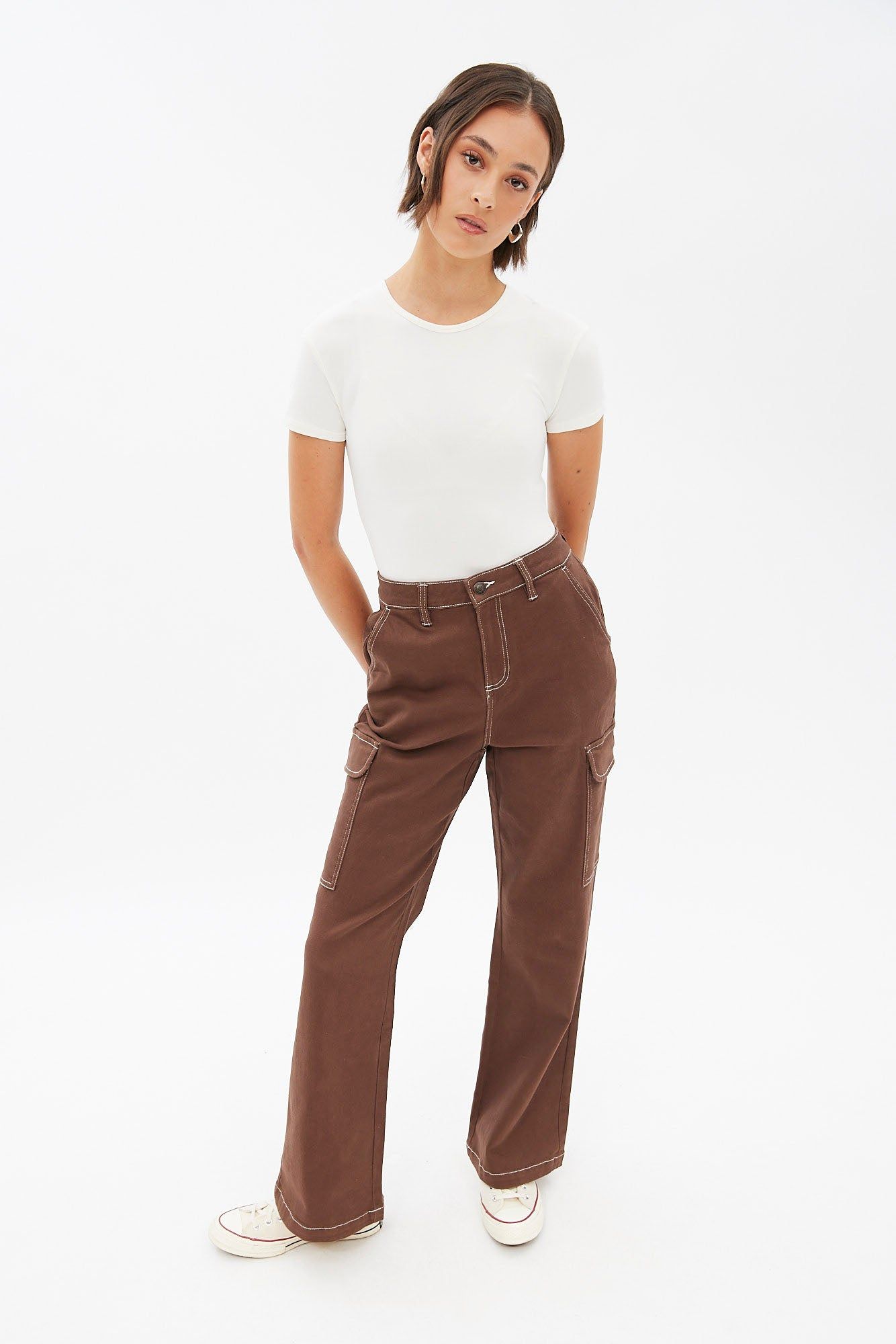 Short Sleeve Crew Neck Bodysuit sold by Bluenotes product image thumbnail 7