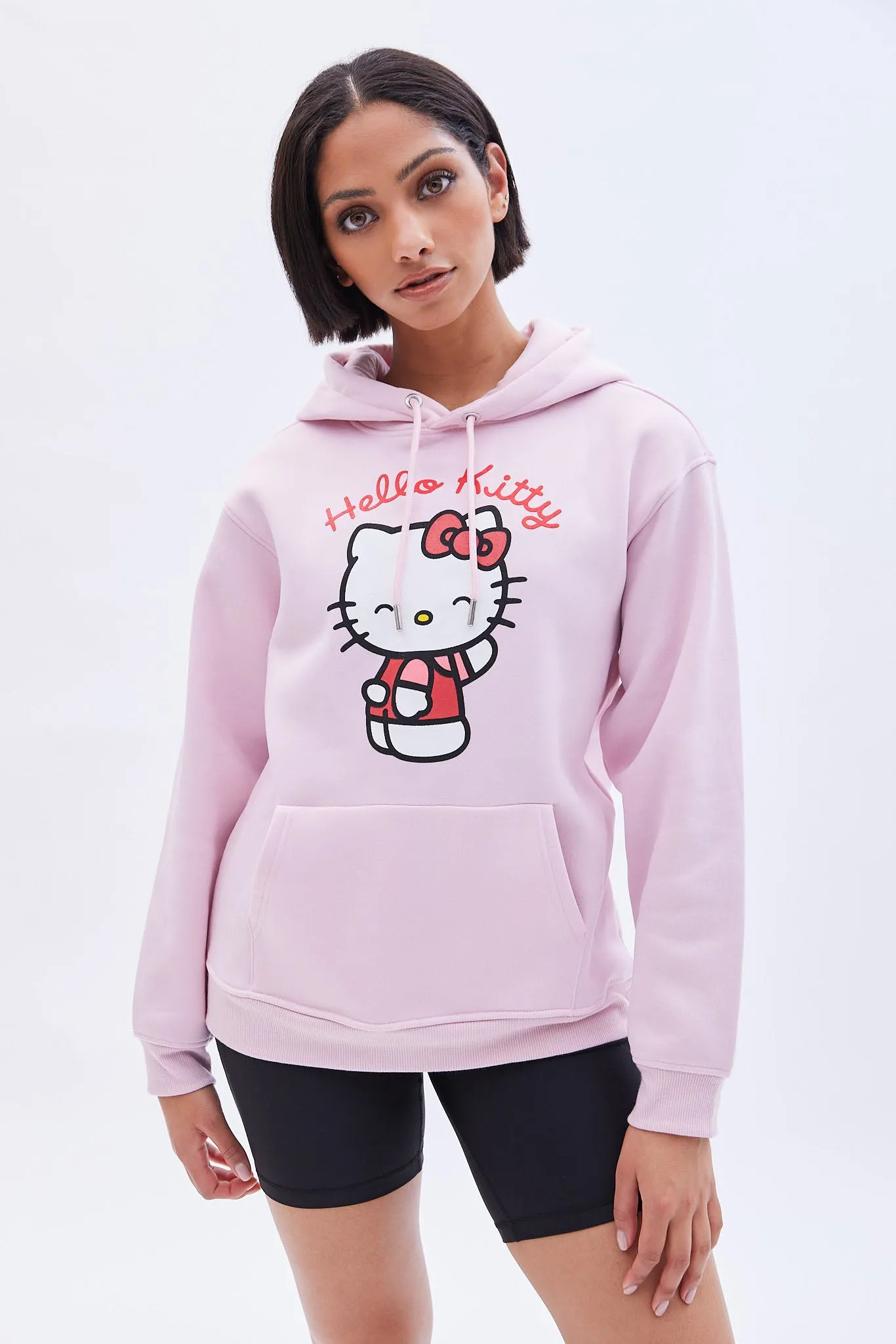 Hello Kitty Graphic Oversized Pullover Hoodie sold by Bluenotes