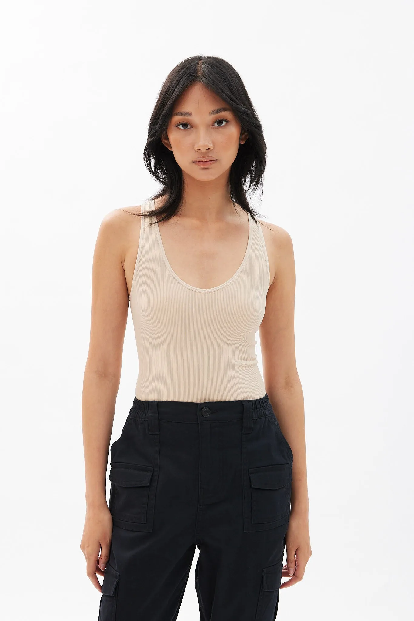 Seamless V-Neck Bodysuit sold by Bluenotes