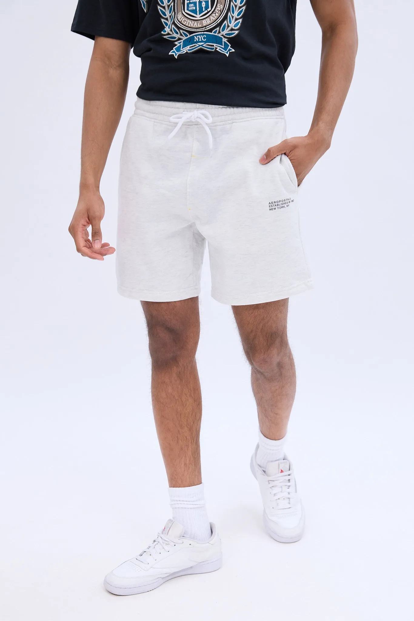 AERO Logo Printed Fleece Short sold by Bluenotes product image thumbnail 5