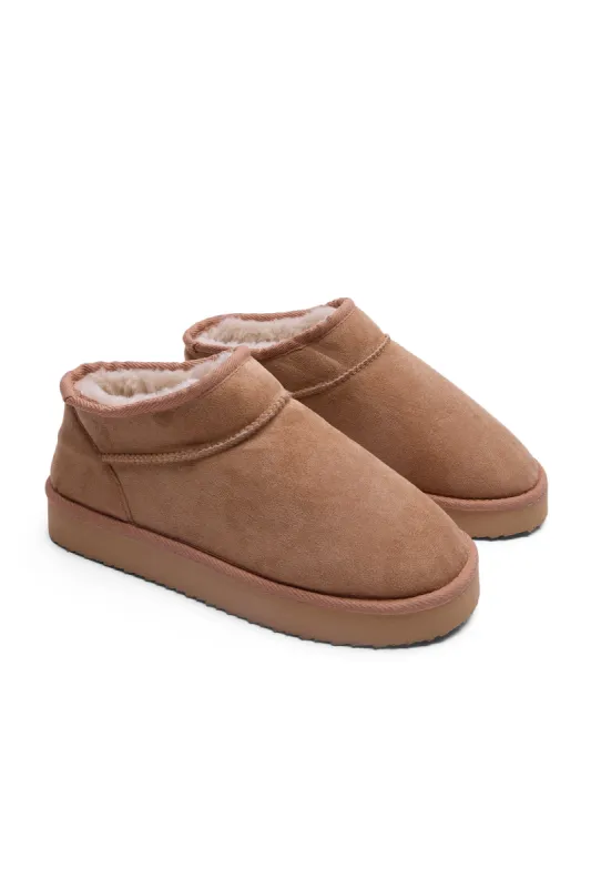 Faux Suede Slippers sold by Bluenotes