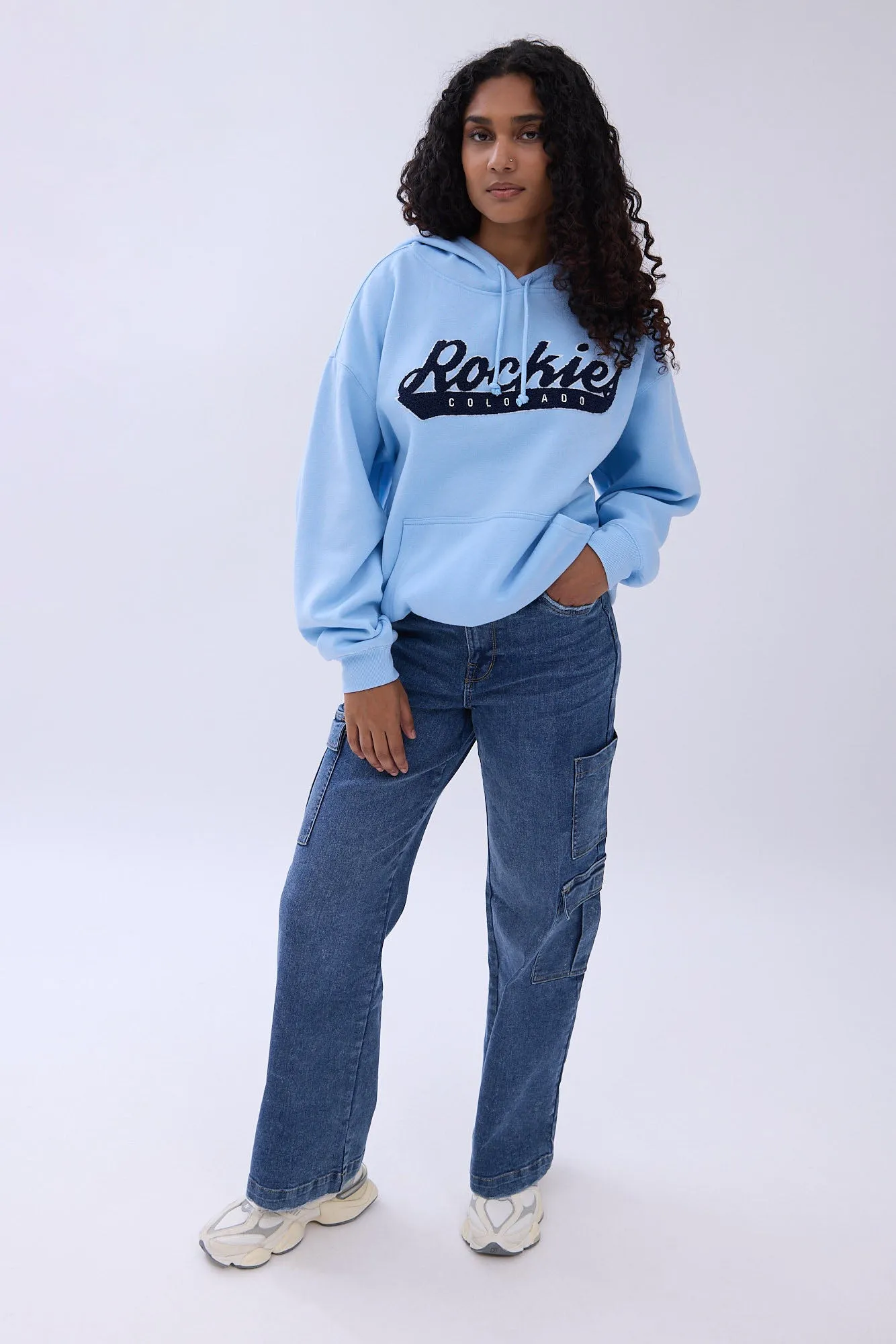 Super High Rise Wide Leg Cargo Jeans sold by Bluenotes product image thumbnail 4