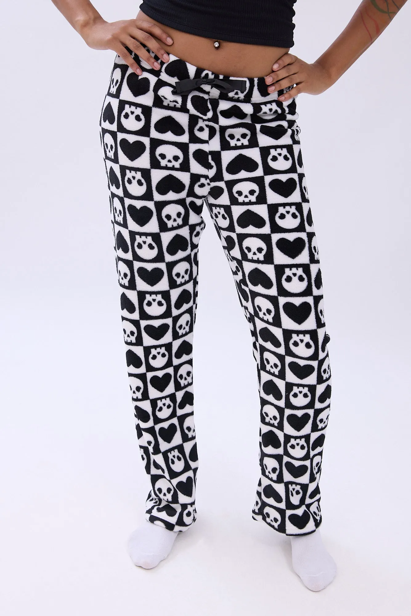 Printed Plush Pajama Pants sold by Bluenotes product image thumbnail 2