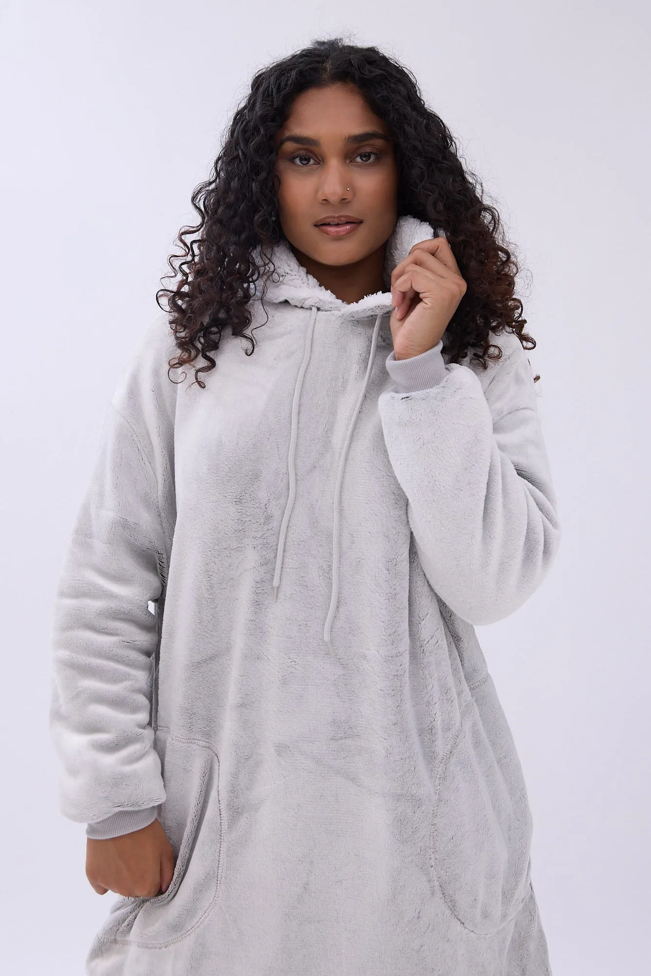 Printed Plush Blanket Hoodie sold by Bluenotes product image thumbnail 3