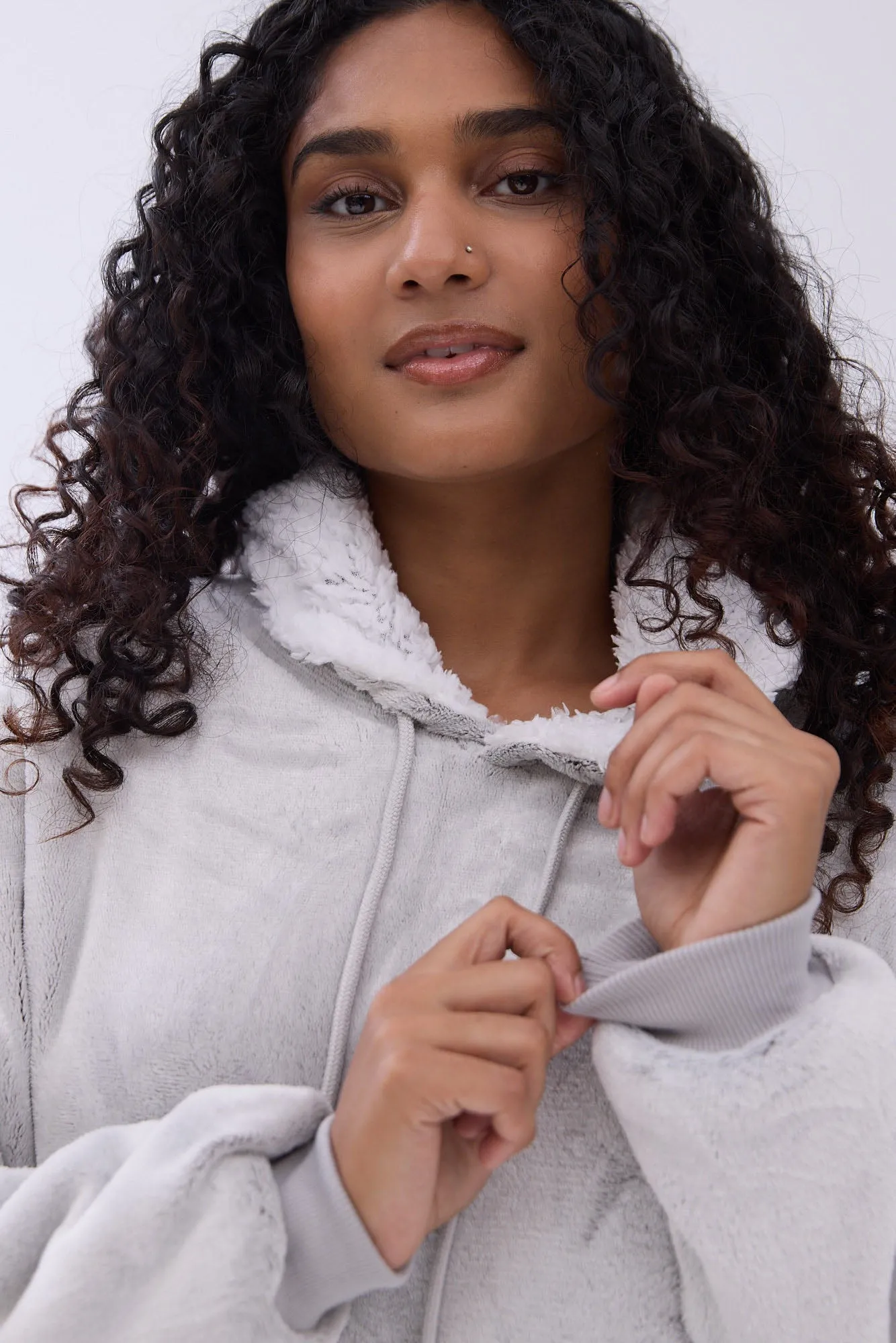 Printed Plush Blanket Hoodie sold by Bluenotes product image thumbnail 4