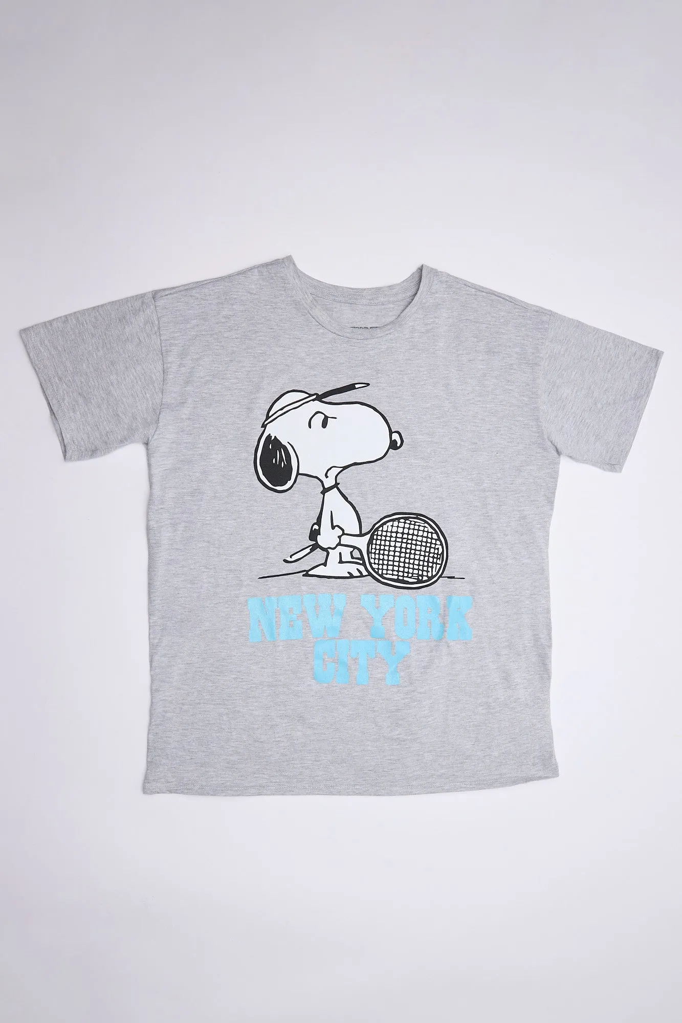 Peanuts Snoopy New York City Tennis Graphic Relaxed Tee sold by Bluenotes