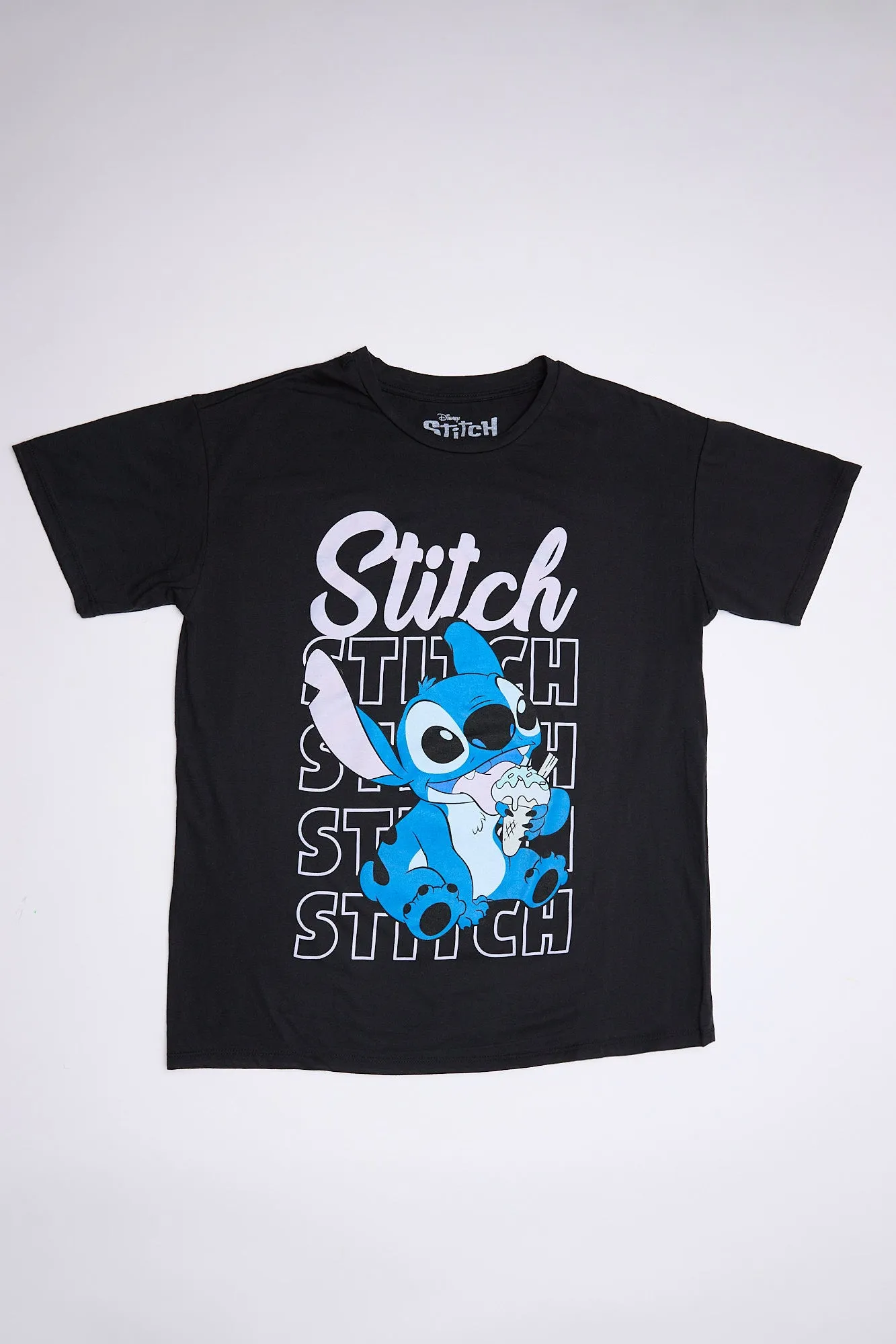 Stitch Ice Cream Graphic Relaxed Tee sold by Bluenotes