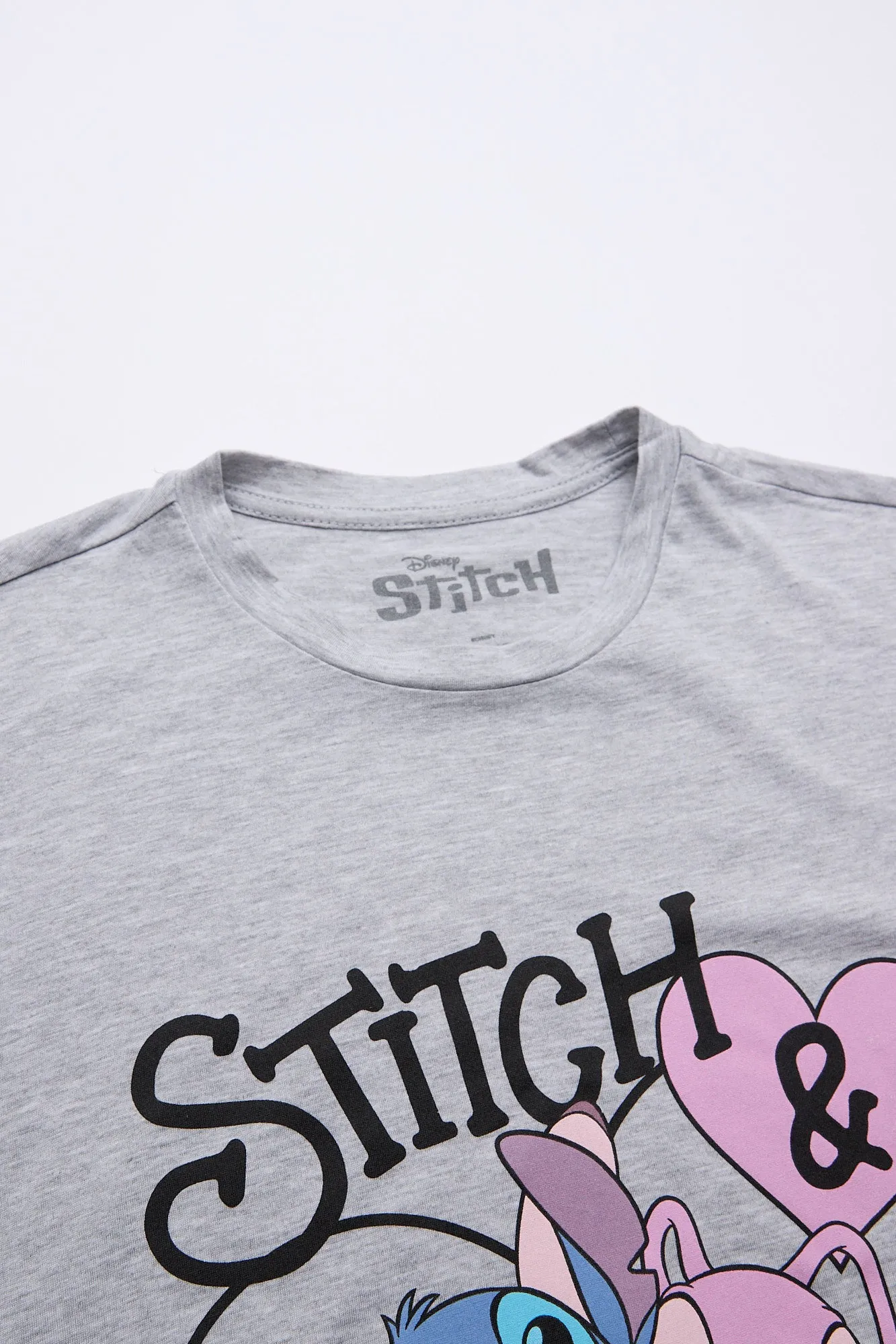 Stitch And Angel Heart Graphic Relaxed Tee sold by Bluenotes product image thumbnail 2