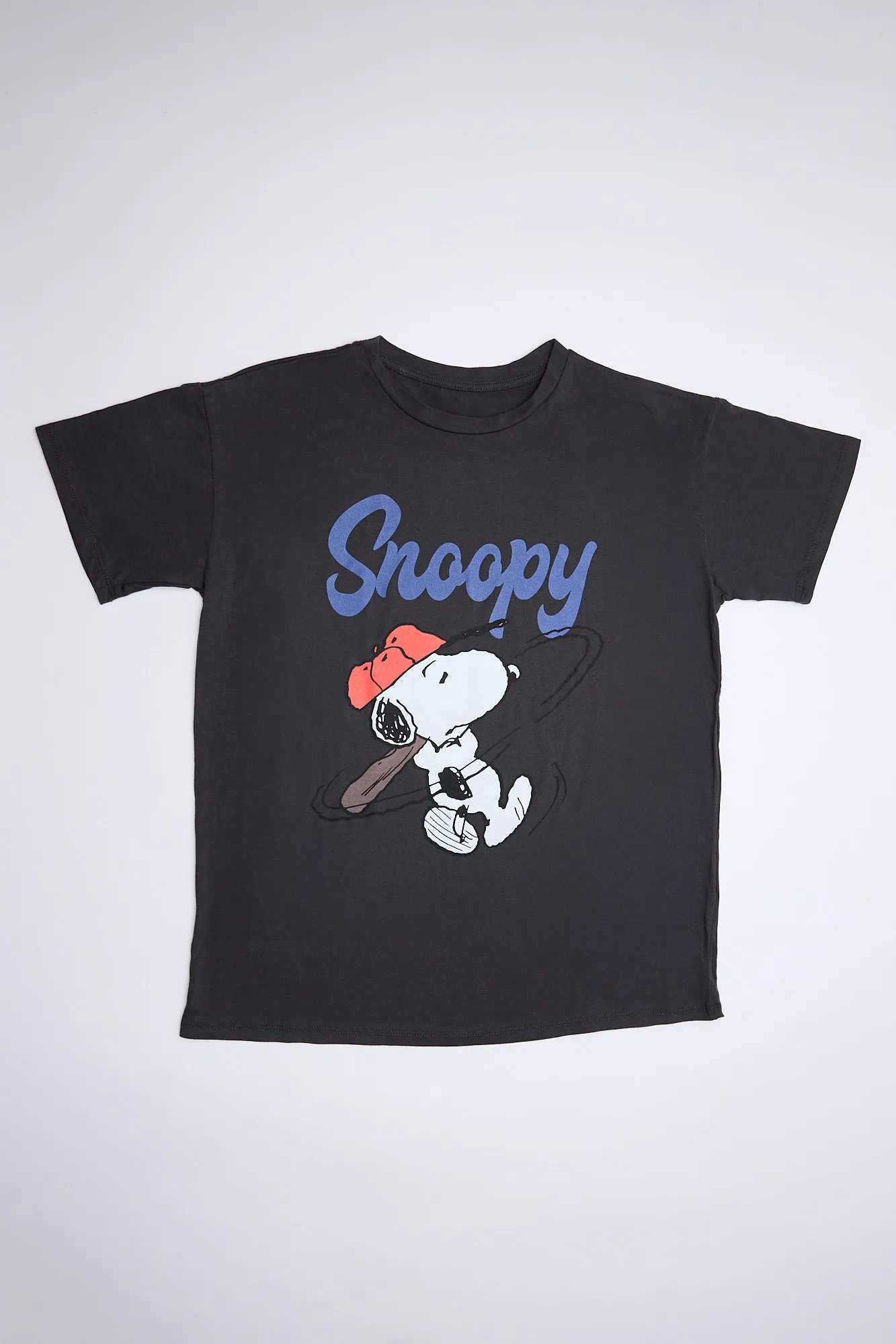 Peanuts Snoopy Baseball Graphic Relaxed Tee sold by Bluenotes