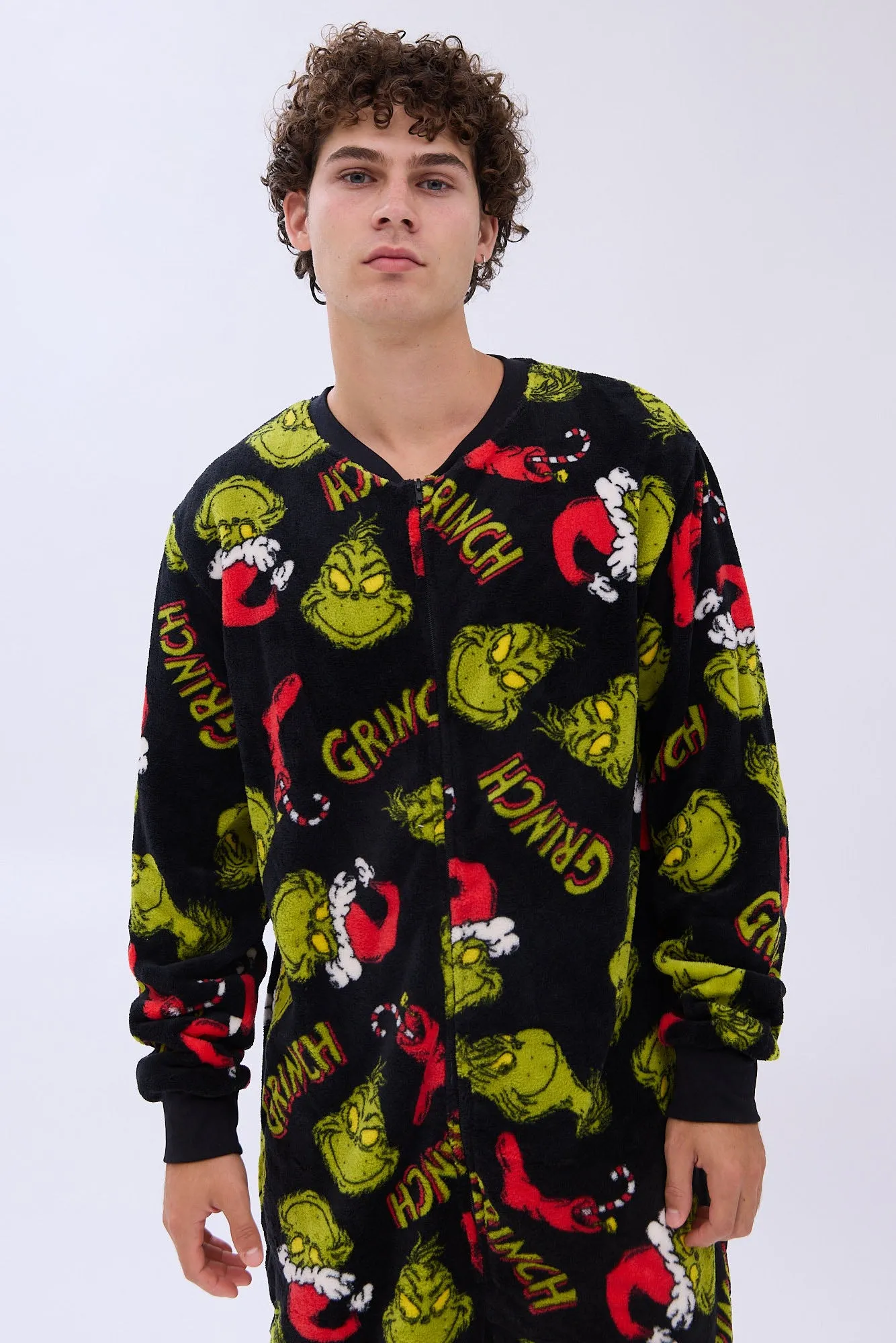 The Grinch Printed Crew Neck Onesie sold by Bluenotes product image thumbnail 3
