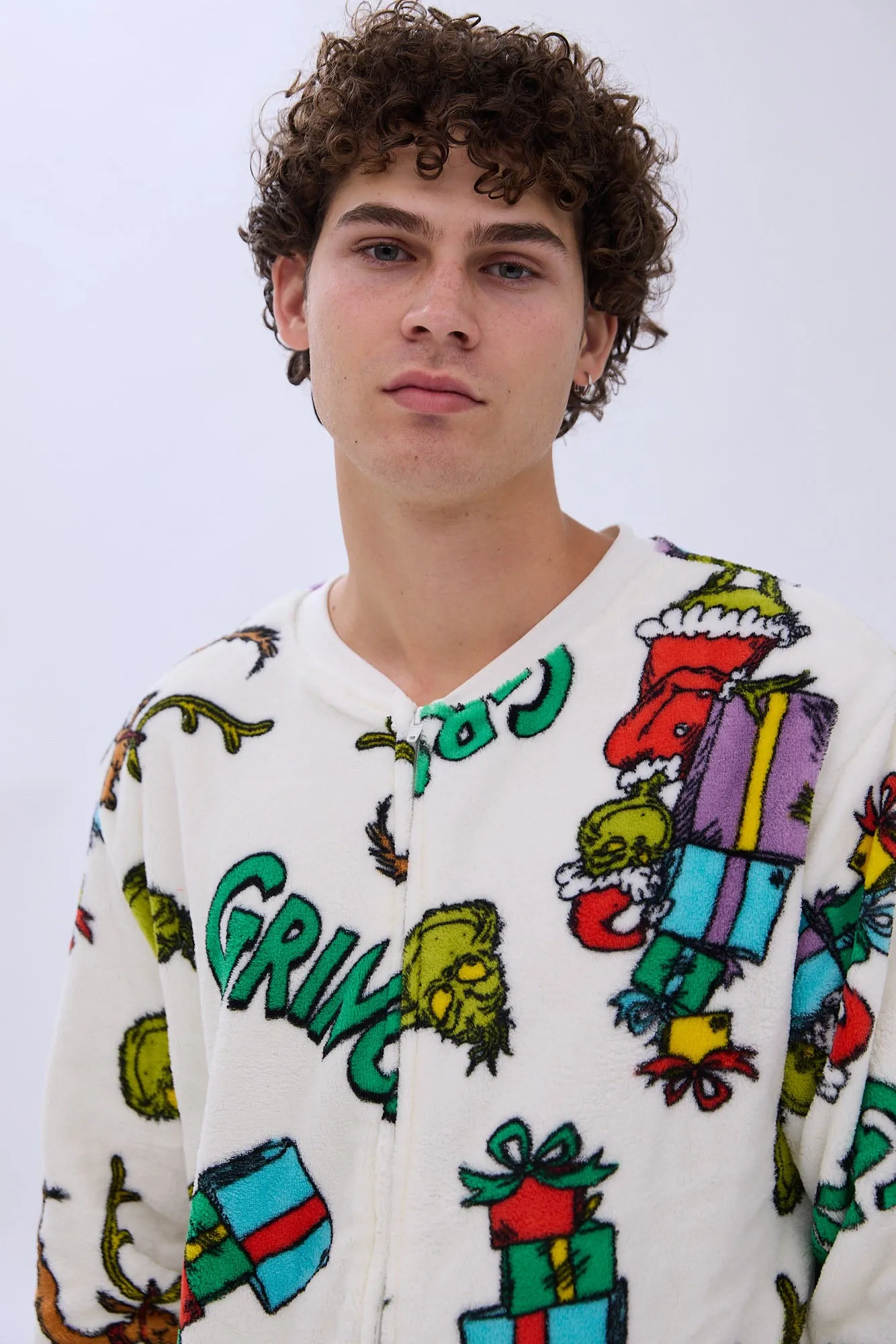 The Grinch Printed Crew Neck Onesie sold by Bluenotes product image thumbnail 2