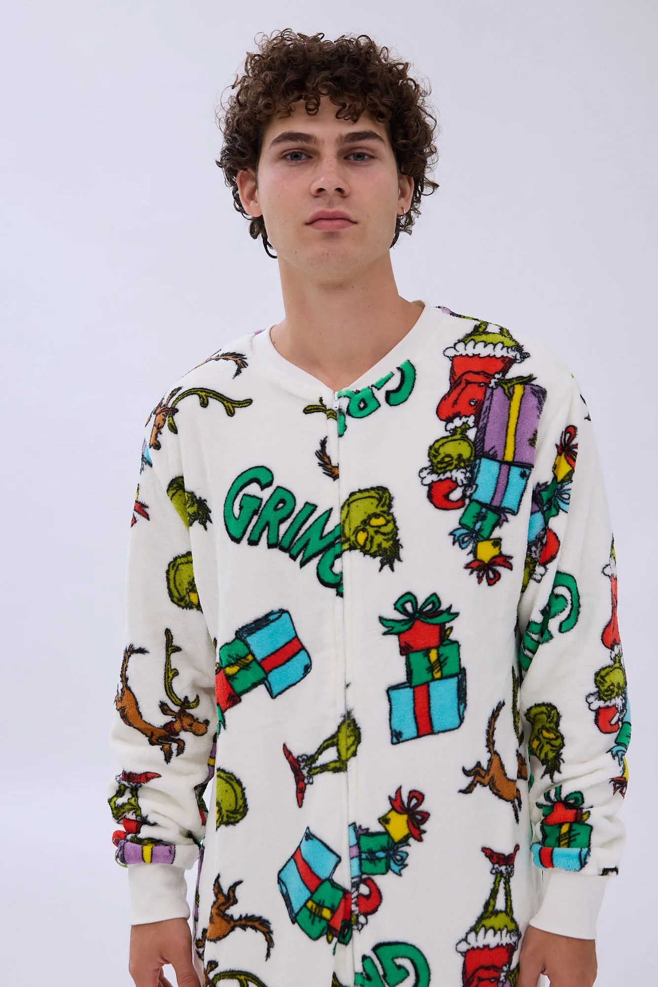 The Grinch Printed Crew Neck Onesie sold by Bluenotes product image thumbnail 3