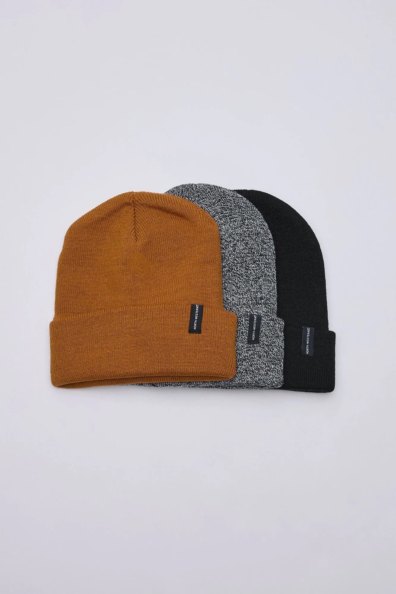 Rolled Cuffed Beanie 3-Pack sold by Bluenotes