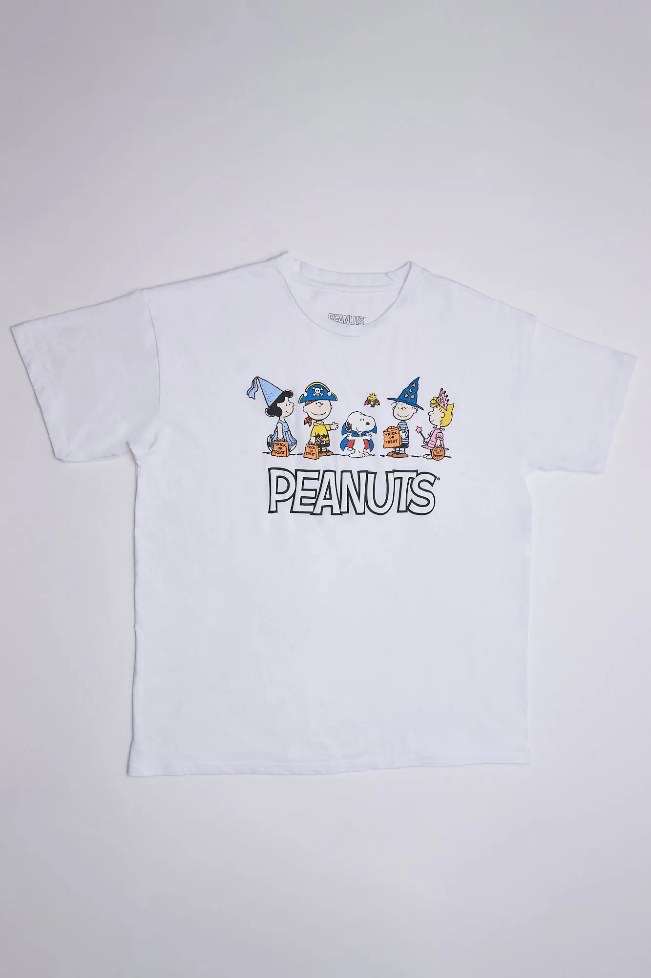 Peanuts Snoopy Halloween Trick Or Treat Graphic Relaxed Tee sold by Bluenotes