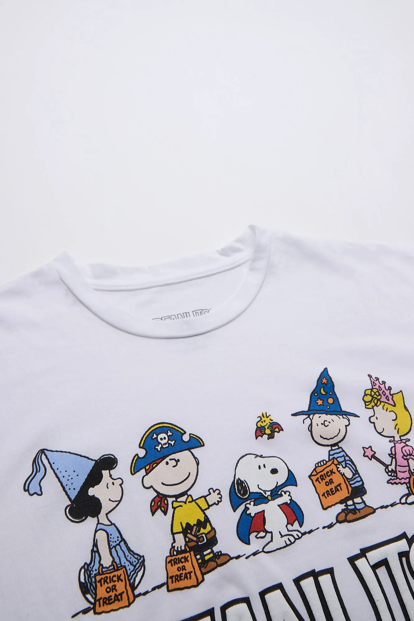Peanuts Snoopy Halloween Trick Or Treat Graphic Relaxed Tee sold by Bluenotes product image thumbnail 2