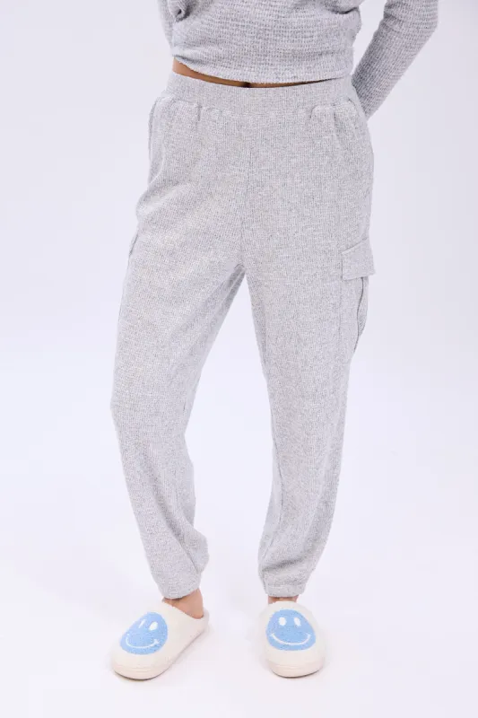 Waffle Knit Cargo Pajama Jogger sold by Bluenotes