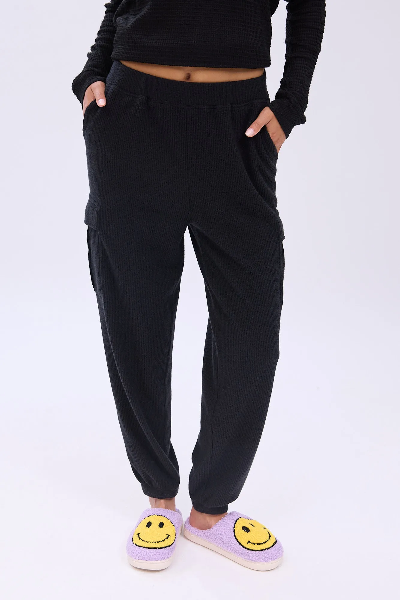 Waffle Knit Cargo Pajama Jogger sold by Bluenotes product image thumbnail 2