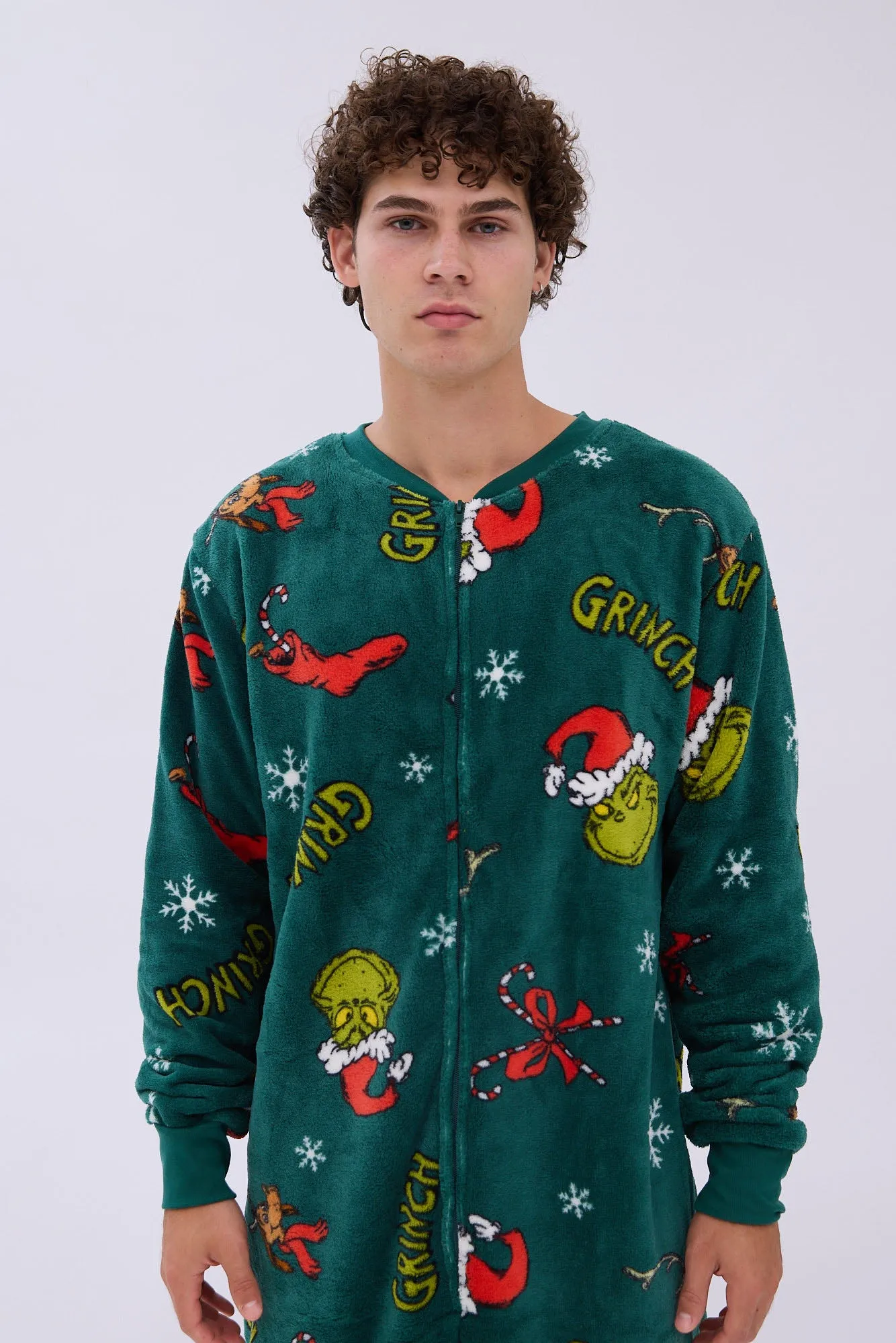 The Grinch Printed Crew Neck Onesie sold by Bluenotes product image thumbnail 2