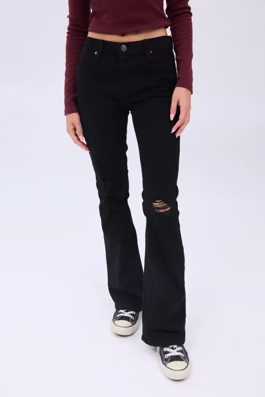 Mid Rise Bootcut Jeans sold by Bluenotes