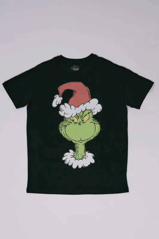 The Grinch Hat Graphic Relaxed Tee sold by Bluenotes