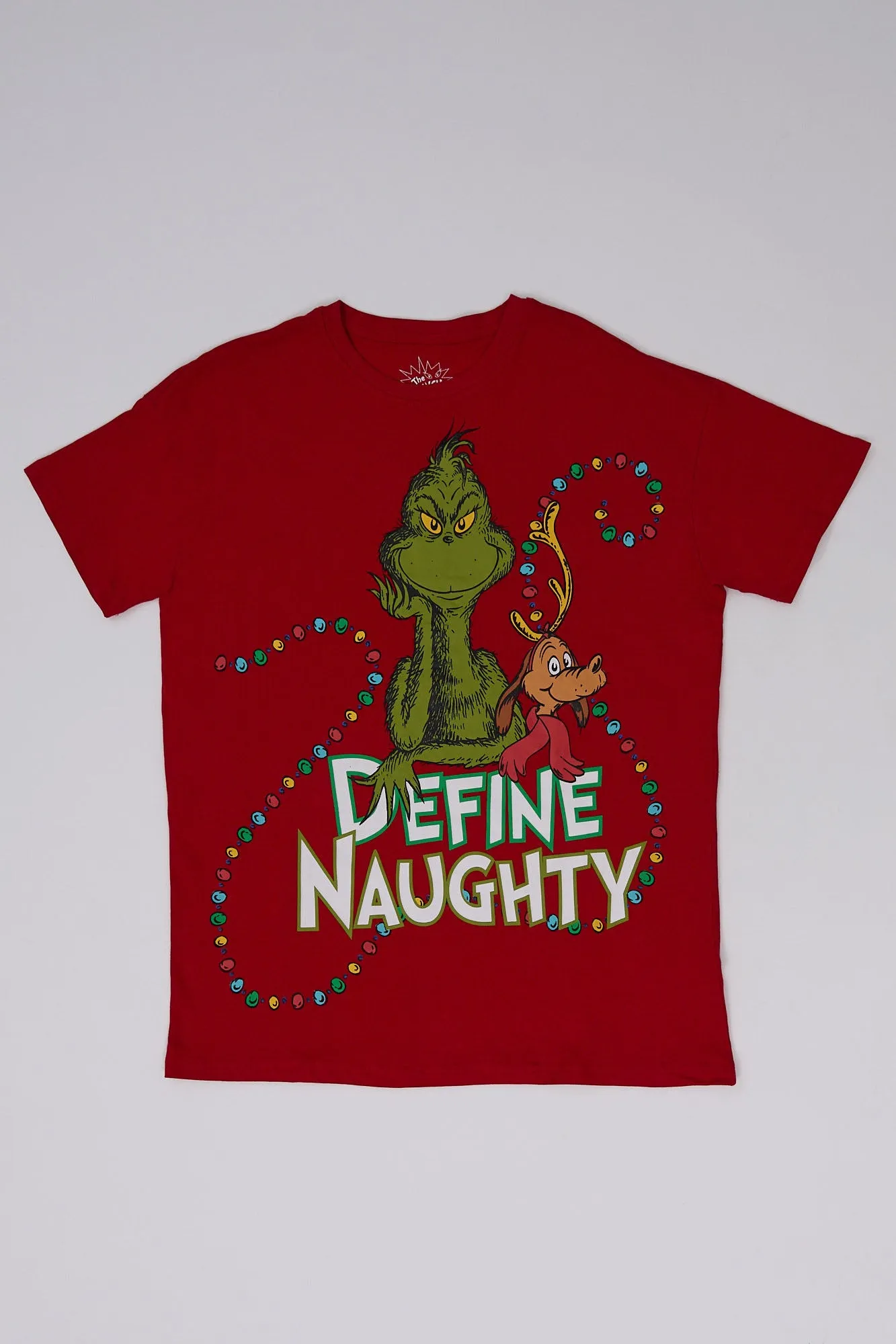 The Grinch Define Naughty Graphic Tee sold by Bluenotes