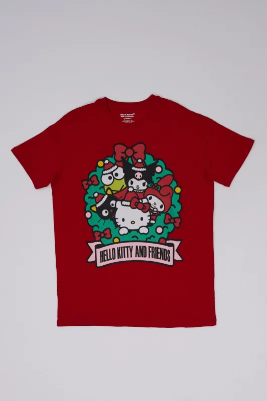 Hello Kitty And Friends Holidays Graphic Relaxed Tee sold by Bluenotes