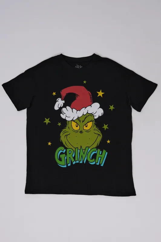 The Grinch Hat Graphic Relaxed Tee sold by Bluenotes