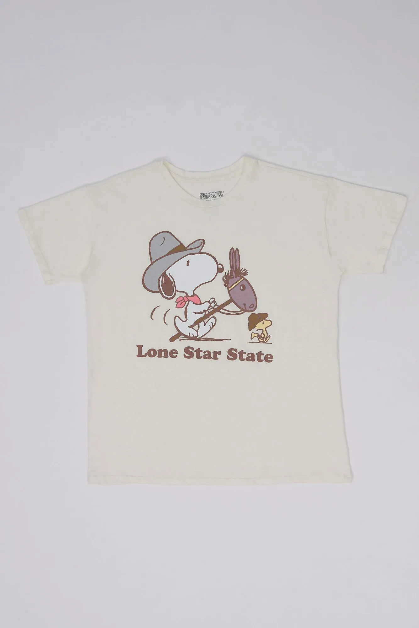 Peanuts Snoopy And Woodstock Lone Star State Graphic Relaxed Tee sold by Bluenotes