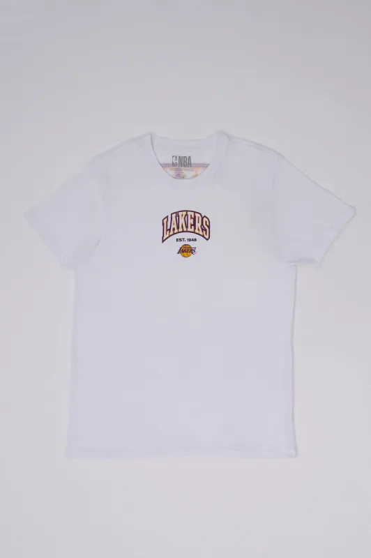 Los Angeles Lakers Graphic Tee sold by Bluenotes