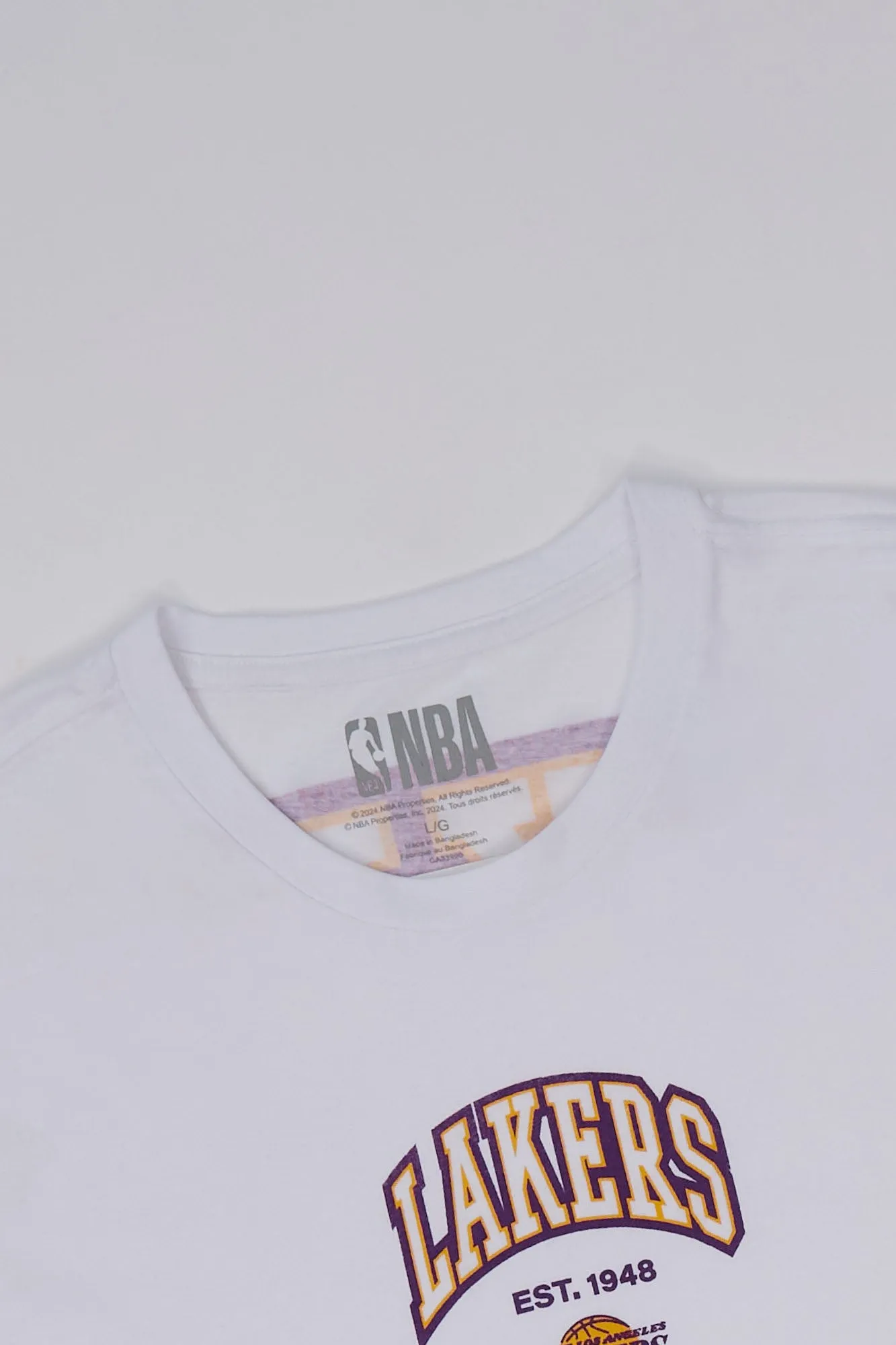 Los Angeles Lakers Graphic Tee sold by Bluenotes product image thumbnail 3