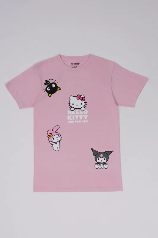 Hello Kitty And Friends Graphic Relaxed Tee sold by Bluenotes