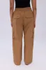 High Rise Wide Leg Cargo Twill Pants sold by Bluenotes