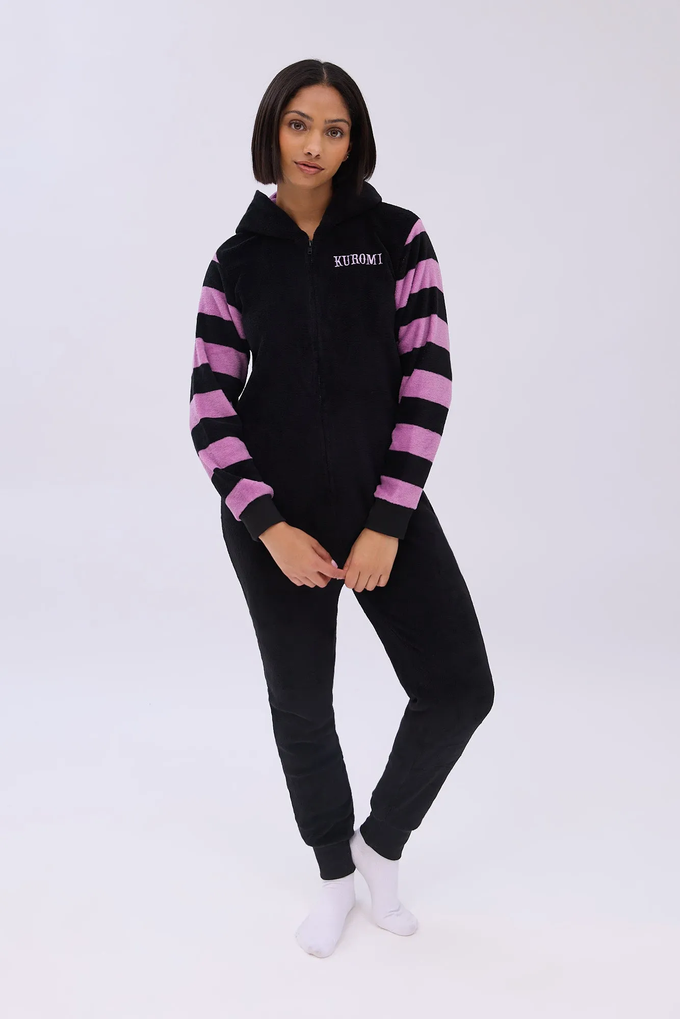 Kuromi Hooded Onesie sold by Bluenotes